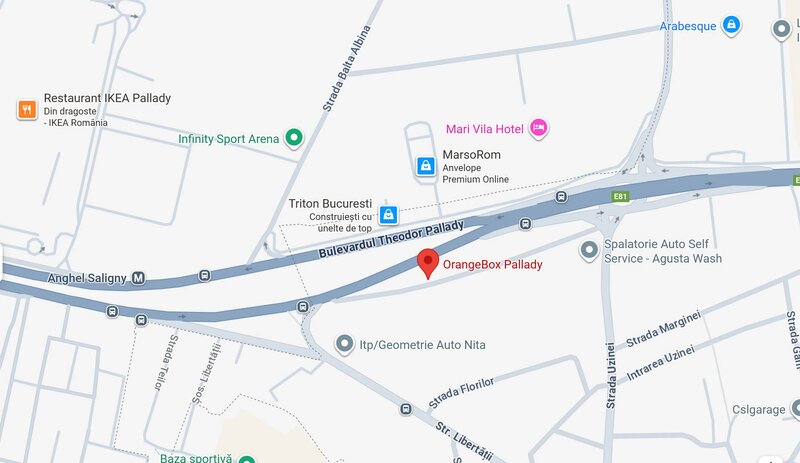 Pallady, inchiriere boxe depozitare moderne, OrangeBox, 24/7